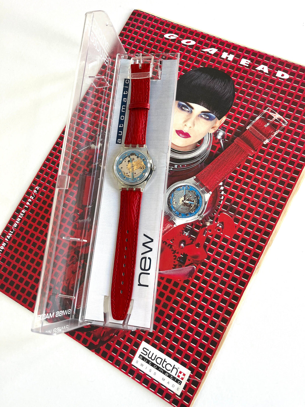 Swatch Automatic RED AHEAD SAK101 (1992)