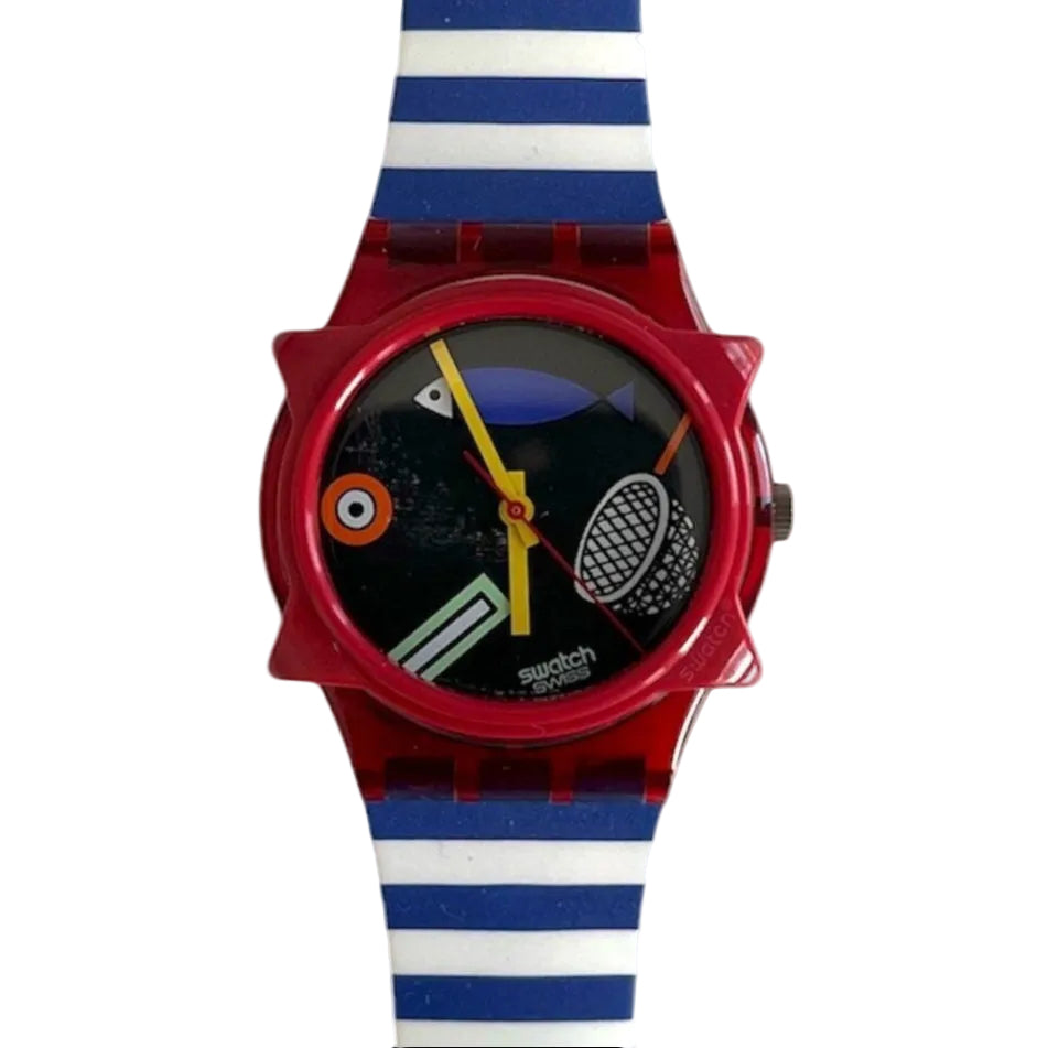 Swatch GUARD TOO Burgundy For Swatch Gent (2000)