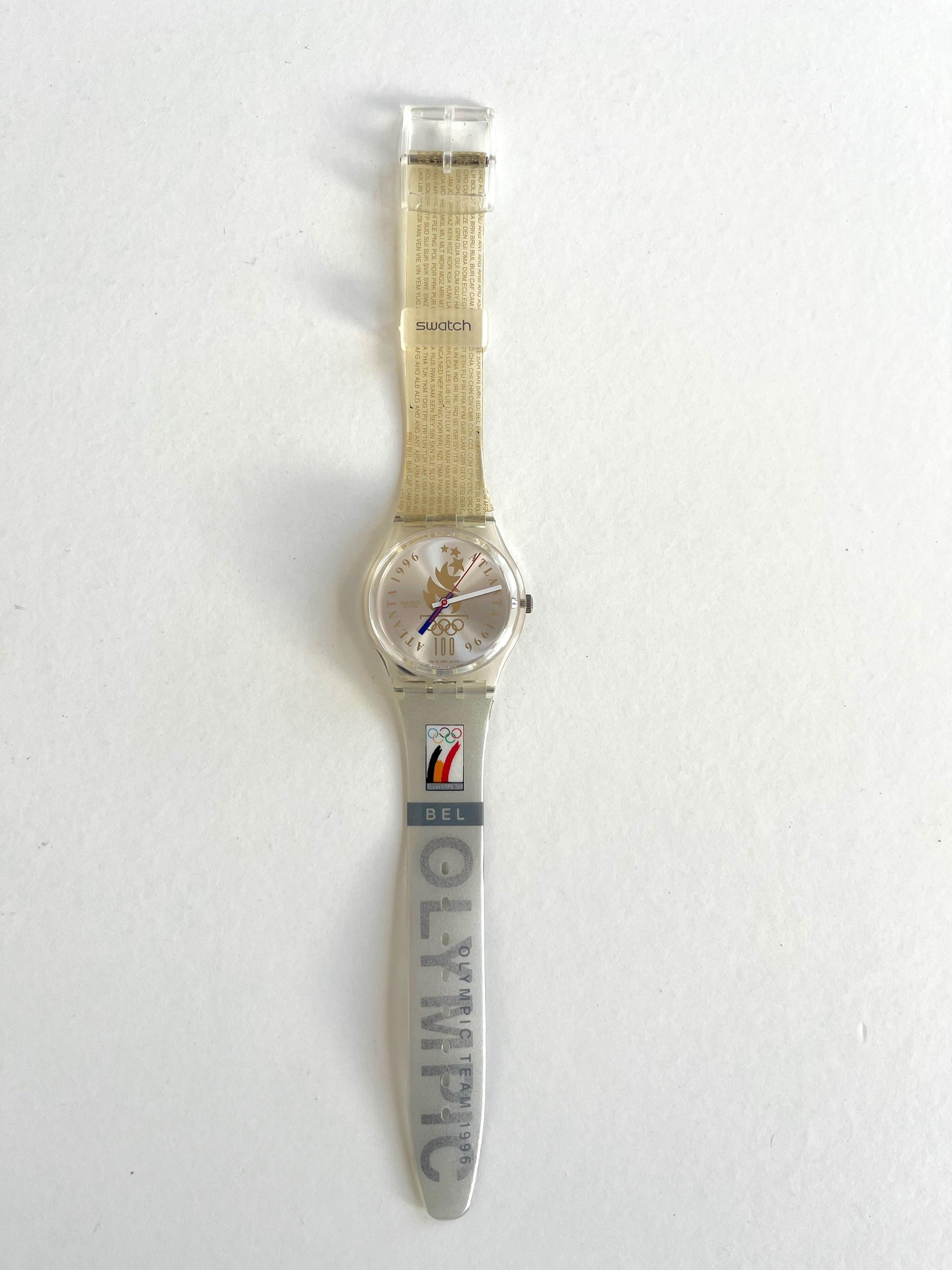 Swatch Olympics BELGIUM Olympic Team GZ150L (1996)