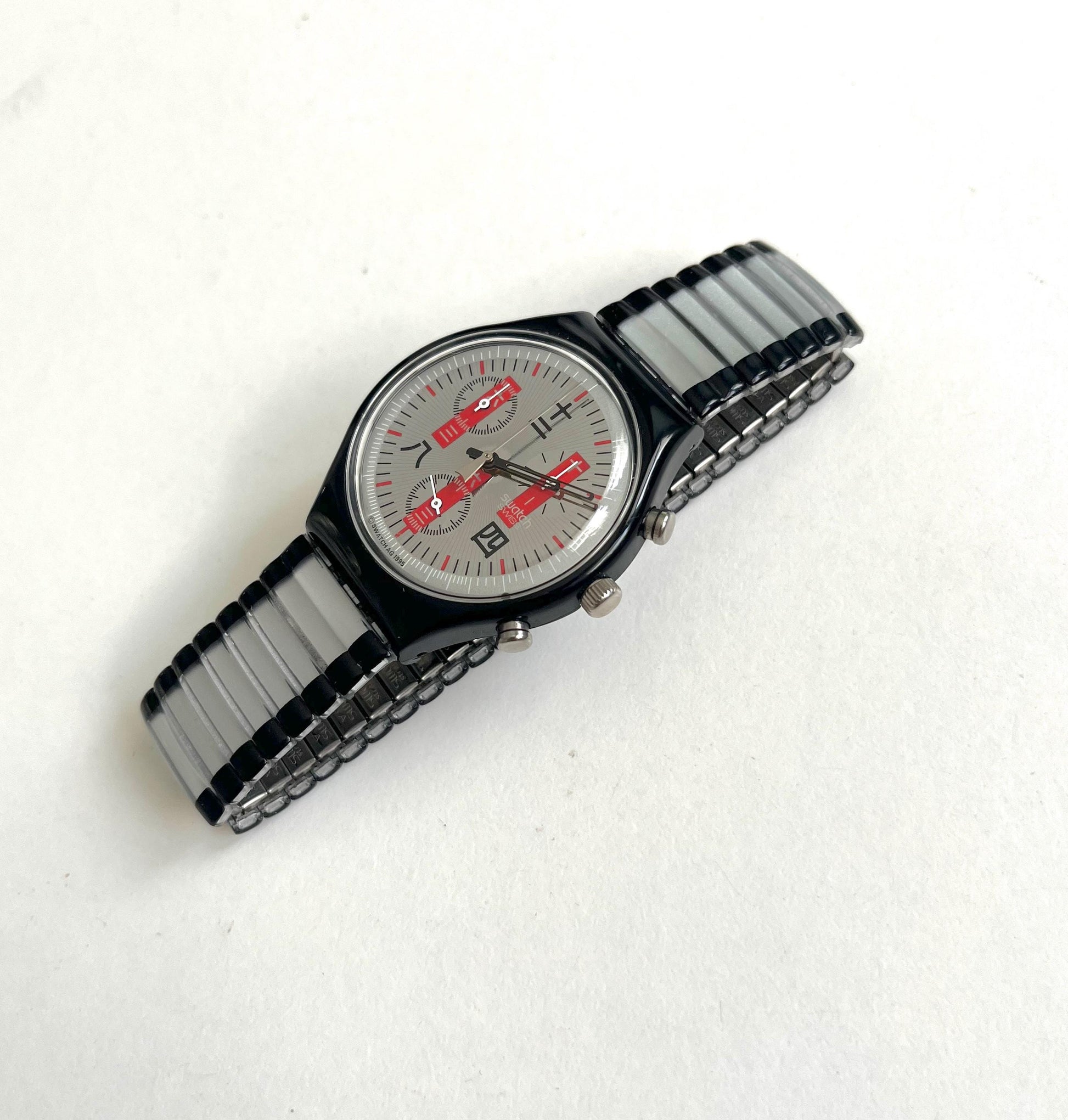 Swatch Chrono REDBANNER SCM113 (1996)