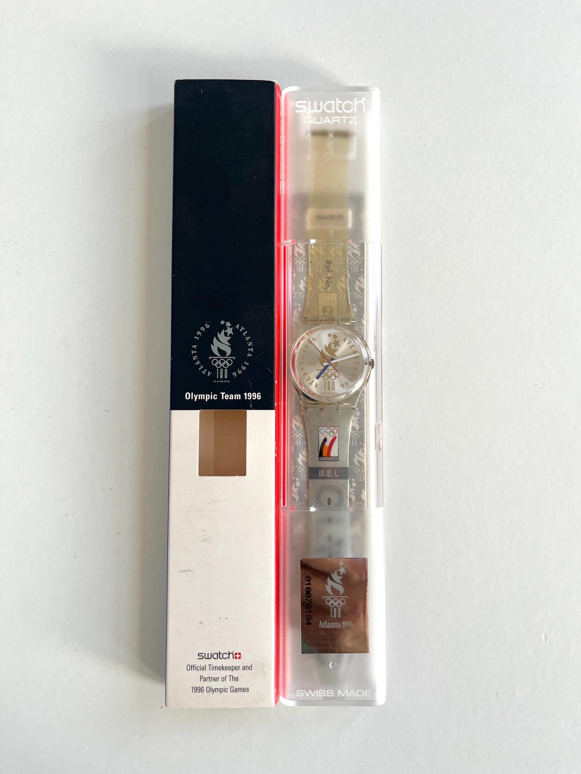 Swatch Olympics BELGIUM Olympic Team GZ150L (1996)