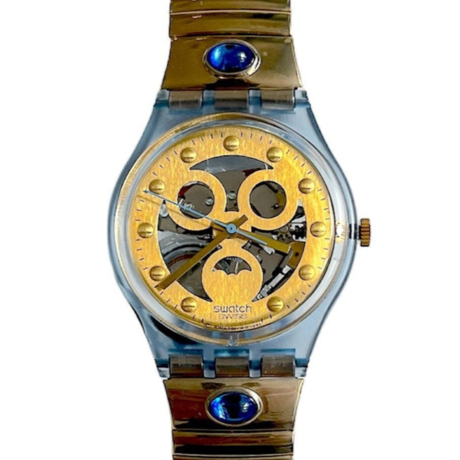 Swatch Gent Flex GOLDSMILE GN124 (1992)