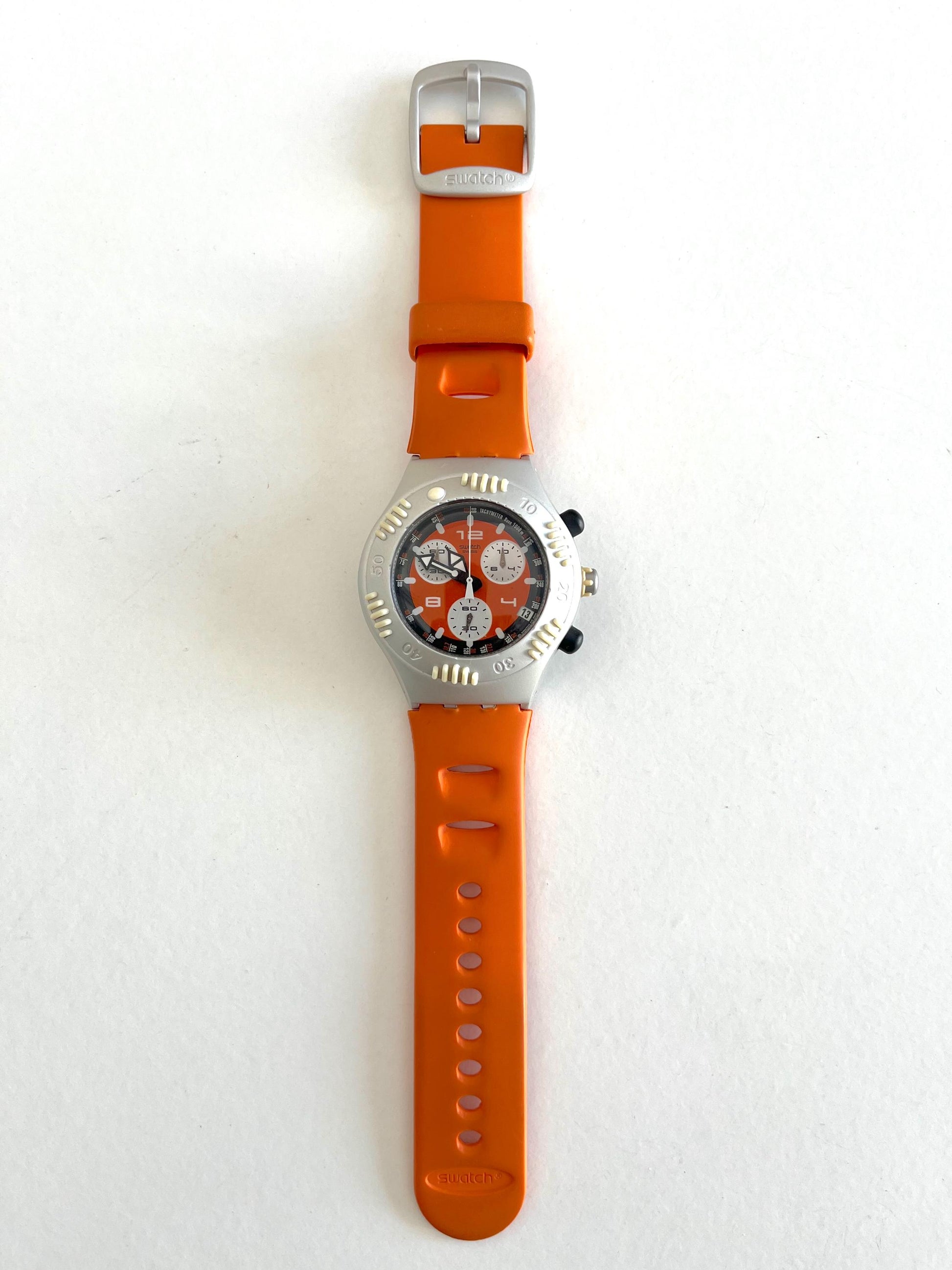 Swatch Irony Scuba 200 Chrono SATSUMA YBS4006 (2000)