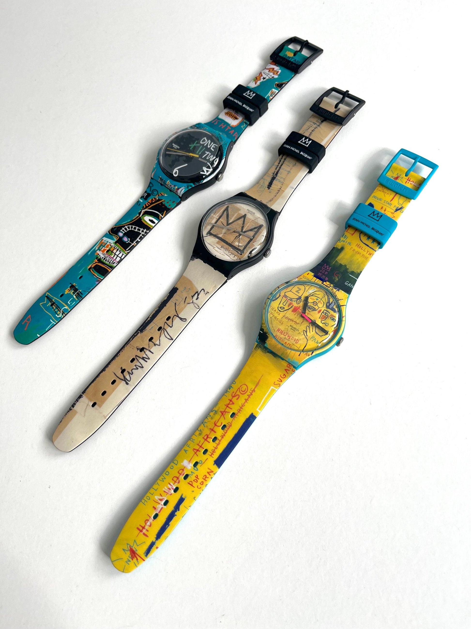 Swatch New Gent Jean-Michel Basquiat TRIPTYCH SZS39 (2023)