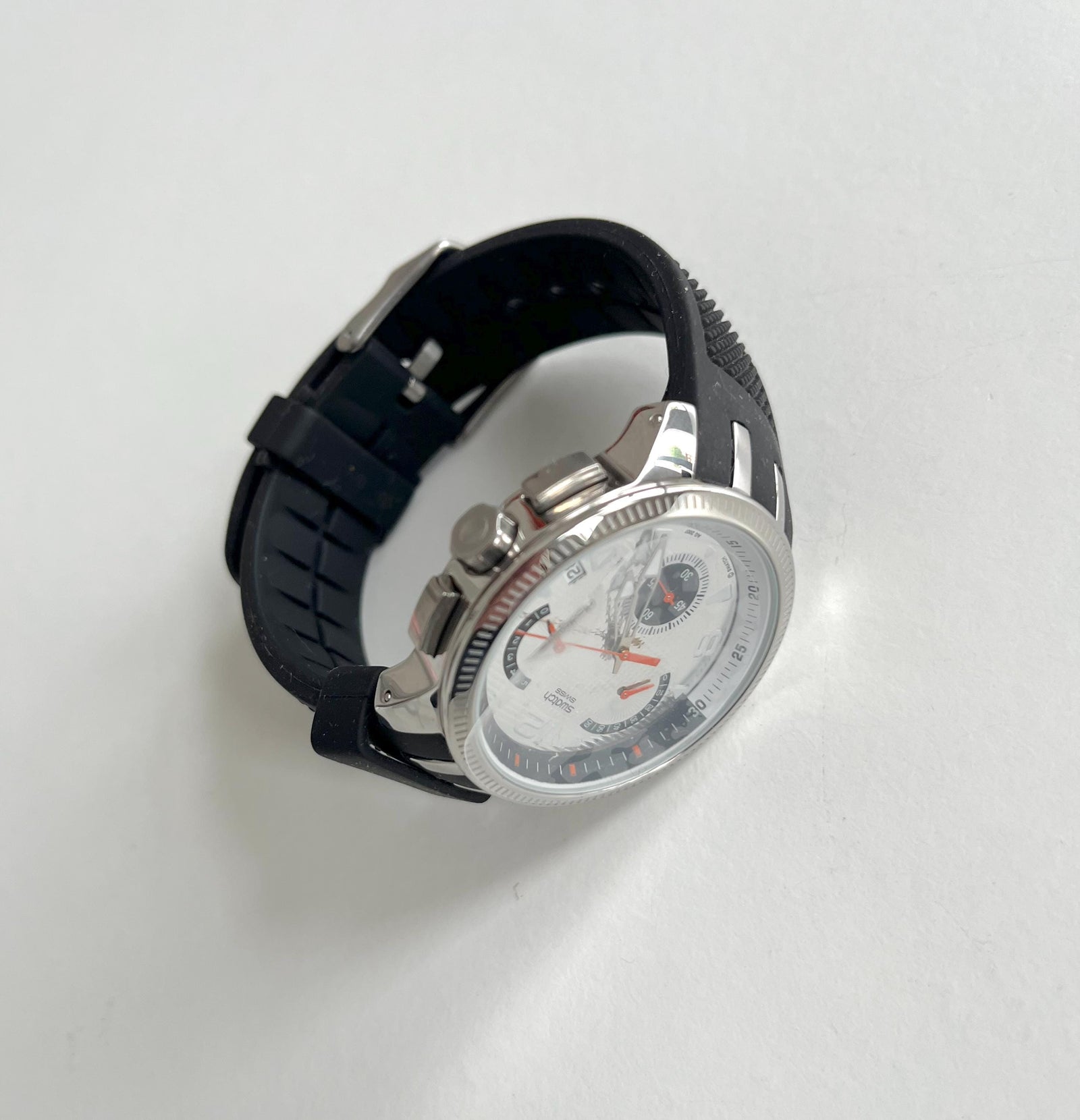 Swatch Irony Retrograde Chrono DARK BRING BACK YRS405C (2009)