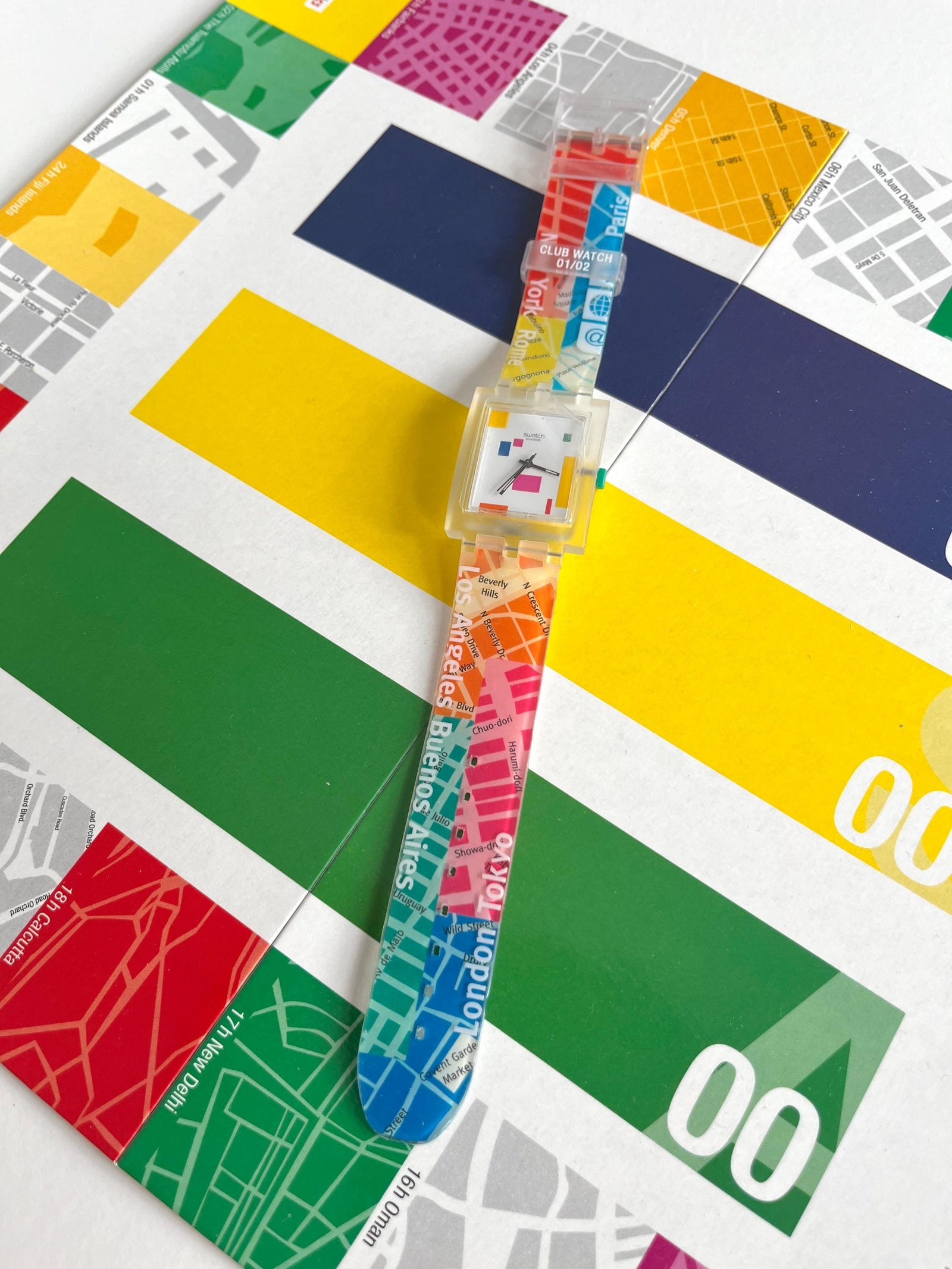 Swatch Square WORLD 2 Club Special SUAZ100 (2001)