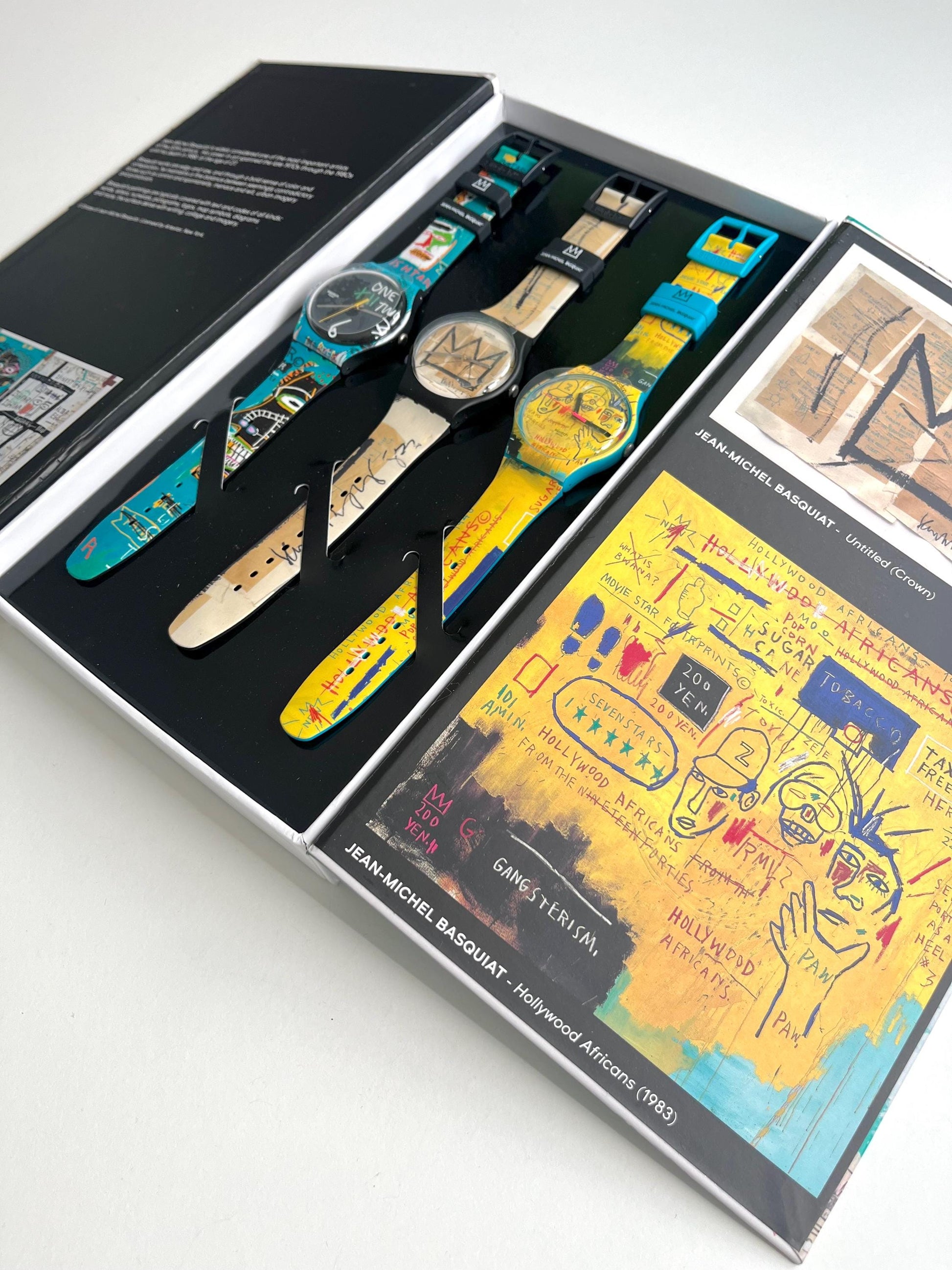 Swatch New Gent Jean-Michel Basquiat TRIPTYCH SZS39 (2023)