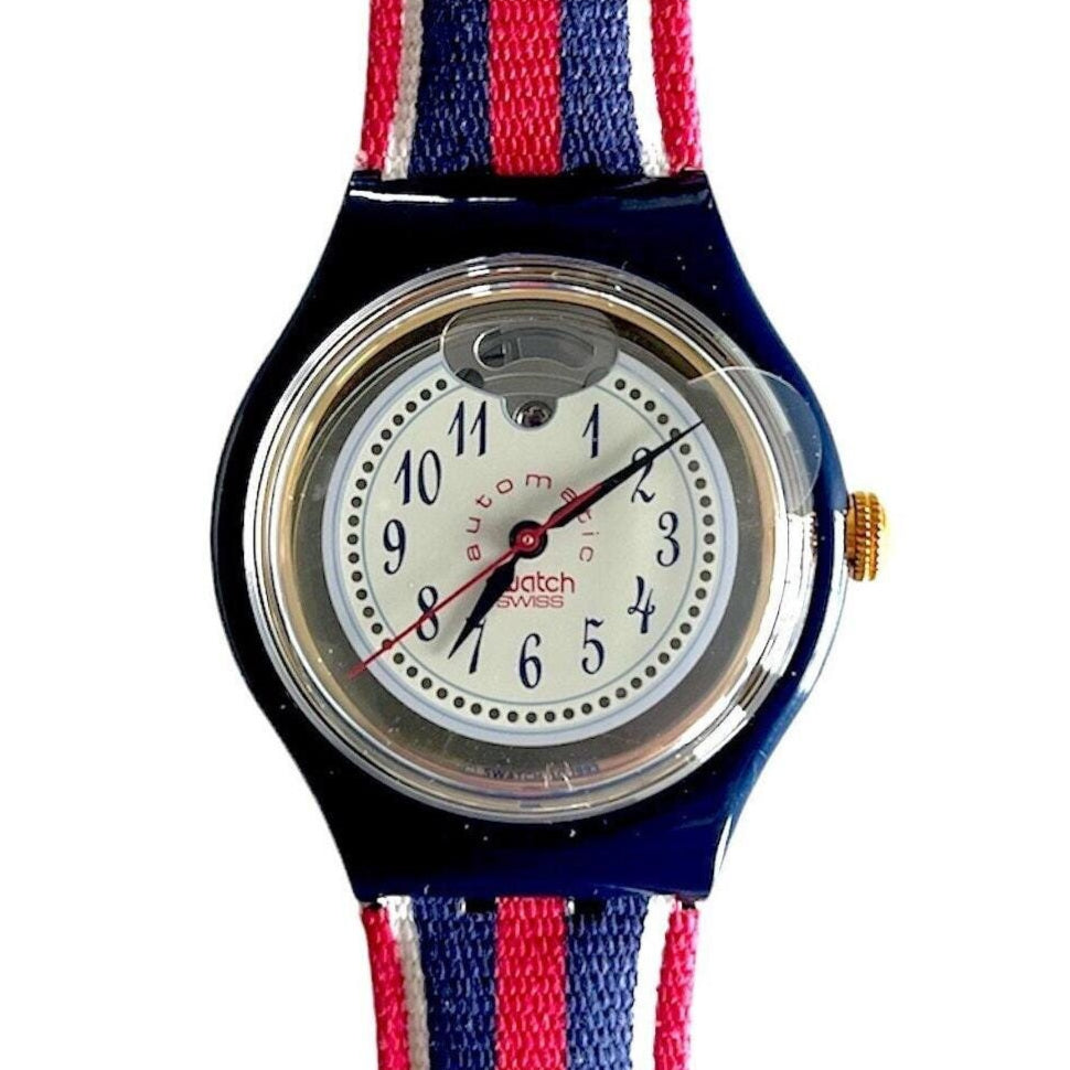 Swatch Automatic TIME & STRIPES SAN105 (1994)