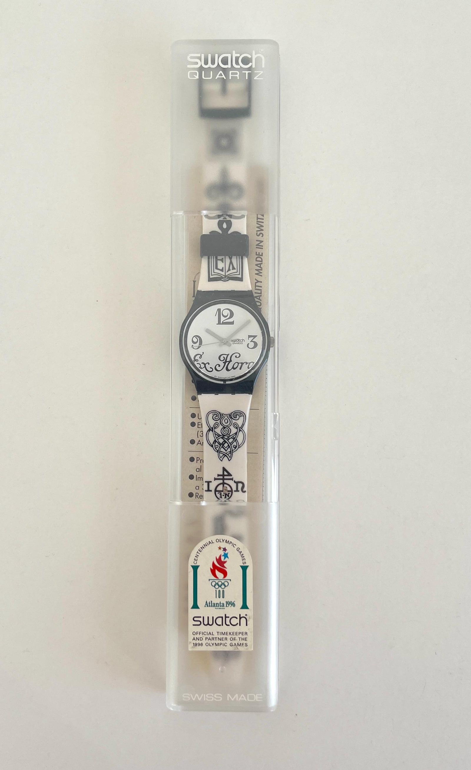 Swatch Gent BLACK LETTER GB163 (1996)