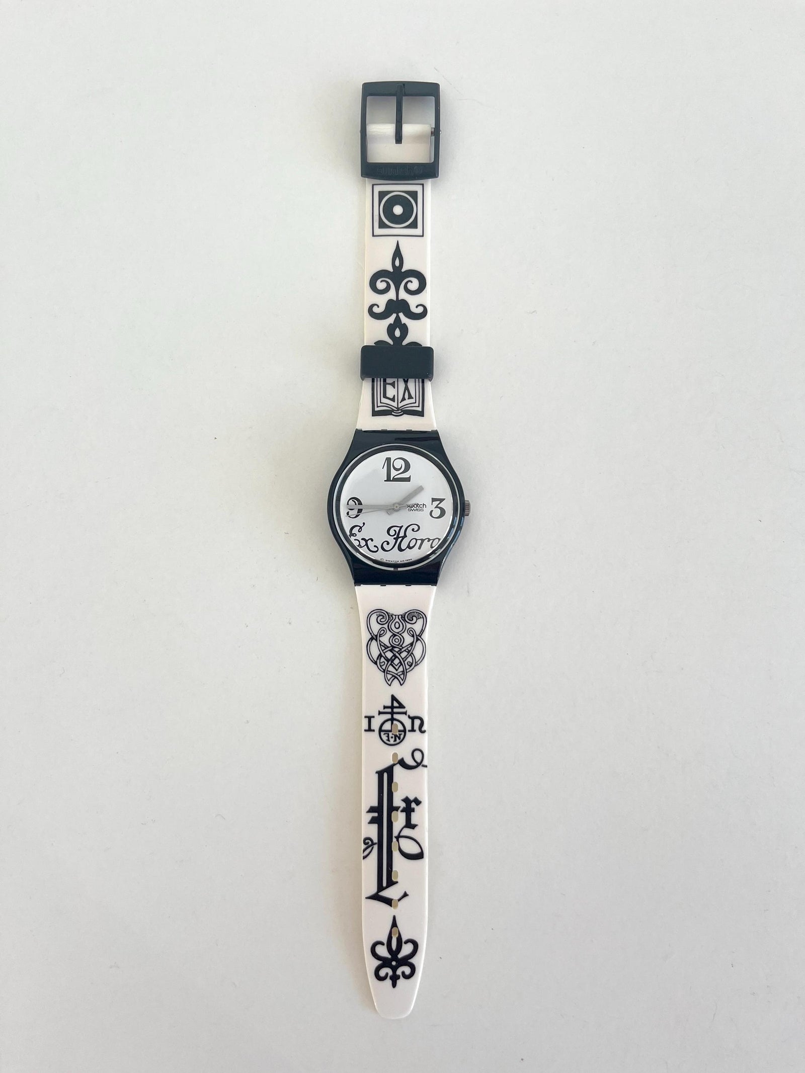 Swatch Gent BLACK LETTER GB163 (1996)