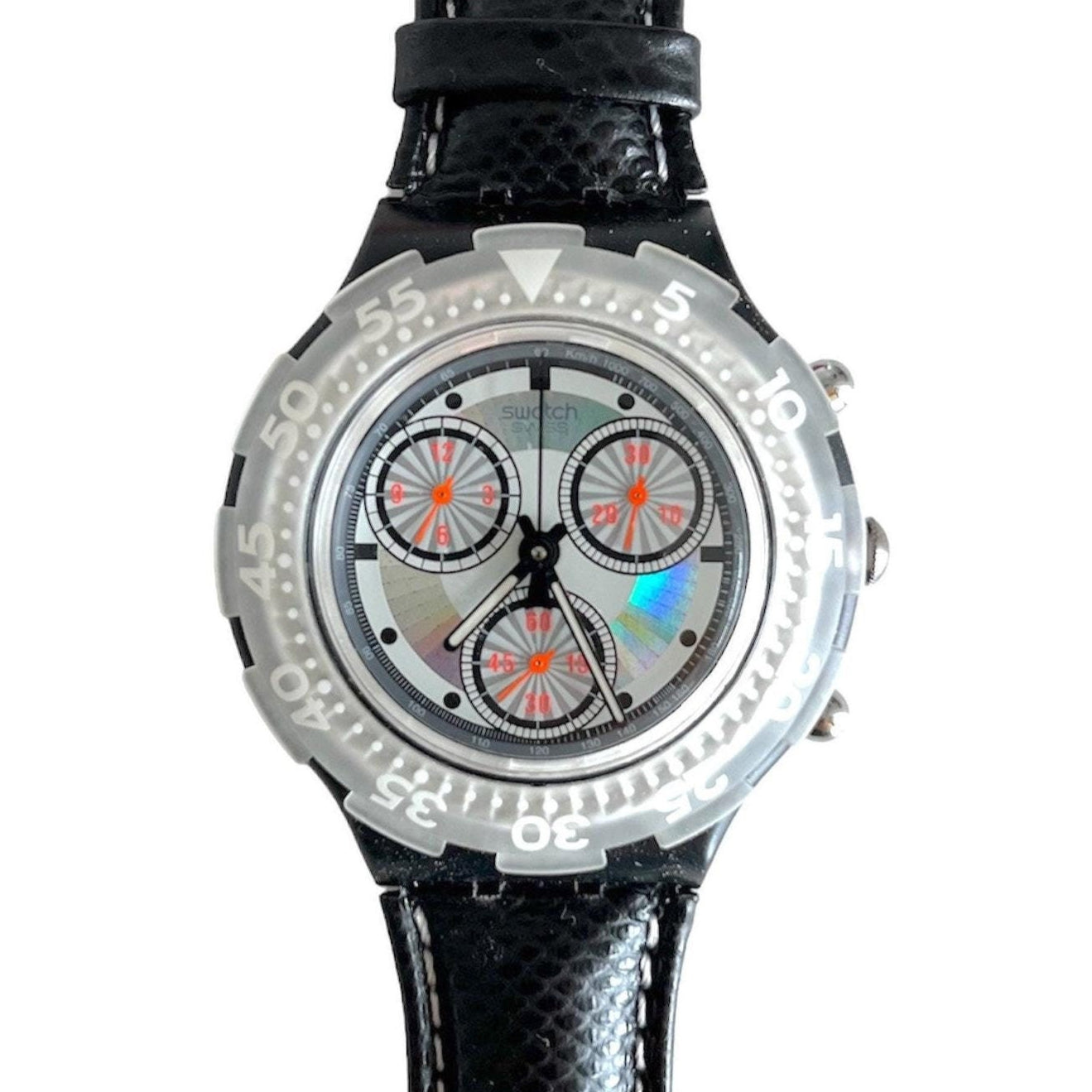 Swatch Aqua Chrono BLACK RUDDER SBB100 (1992) new in box