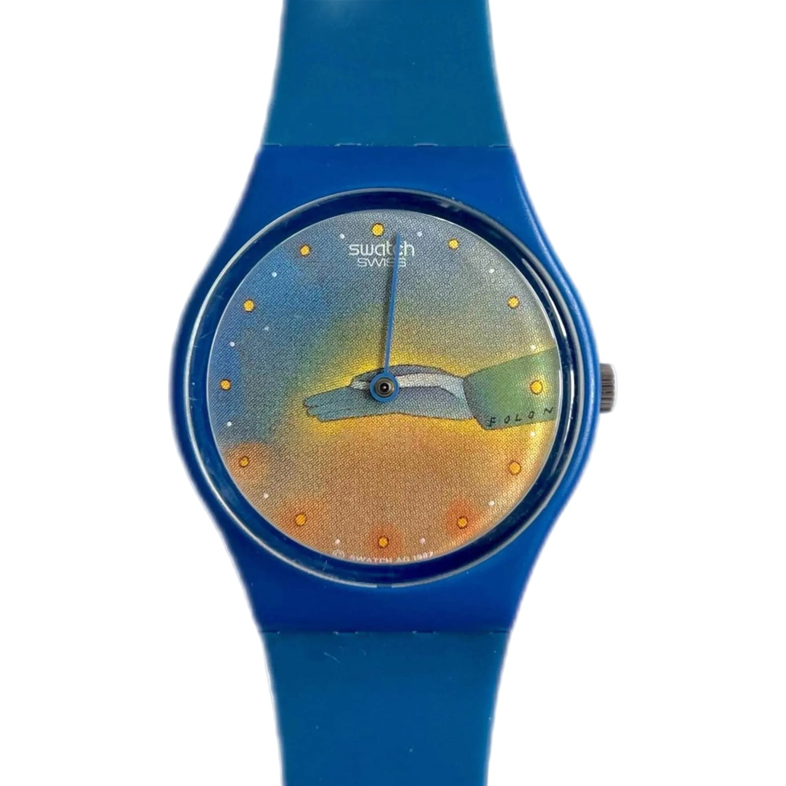 Swatch Artist Special Gent FOLON No. 3 LE TEMPS GZ108 (1987)