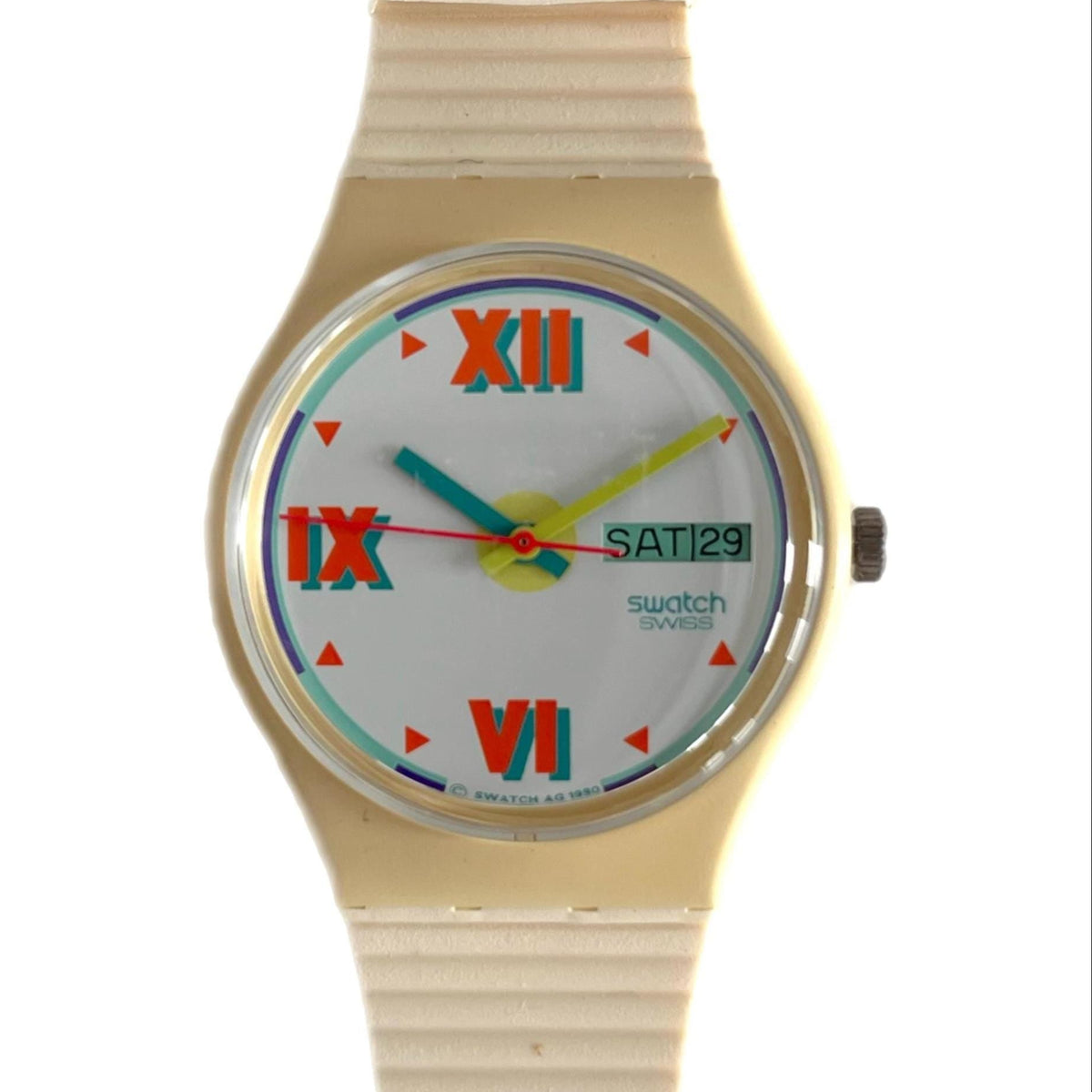 Swatch Gent SHORT LEAVE GW701 (1990)