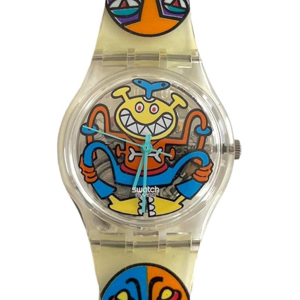 Swatch Gent Artist Special POP BONES by Jim Avignon GK230 (1996)