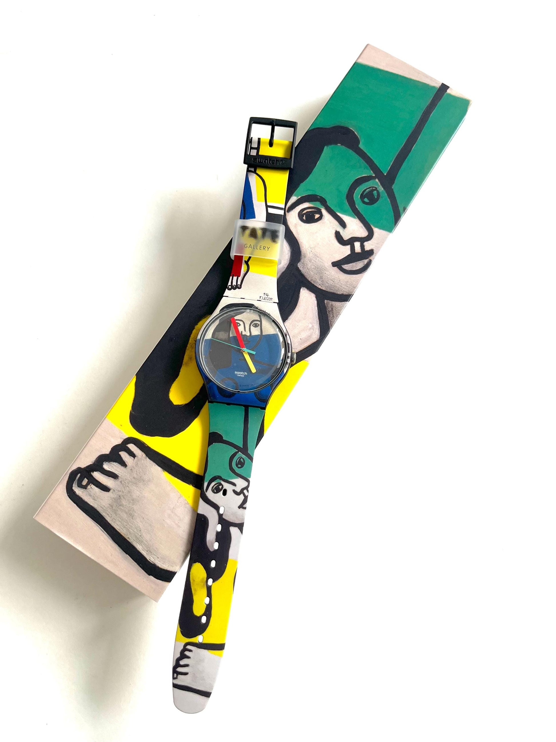 Swatch Art Special Leger's TWO WOMEN HOLDING FLOWERS SUOZ363