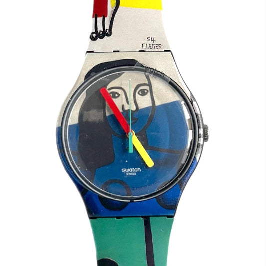 Swatch Art Special Leger's TWO WOMEN HOLDING FLOWERS SUOZ363