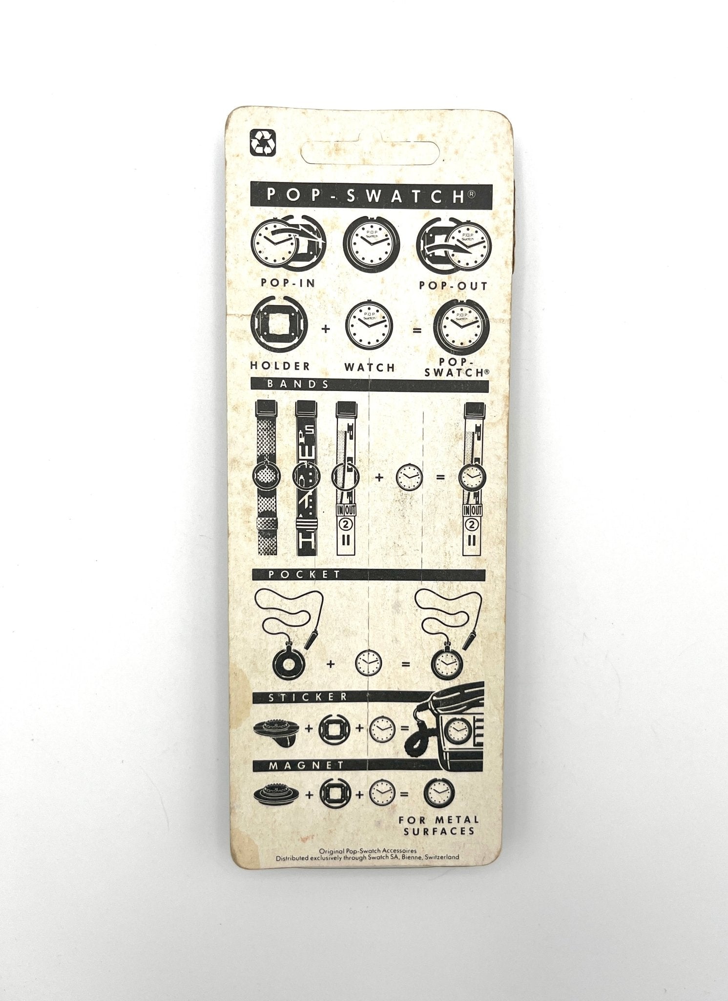 Replacement Band For Pop Swatch CONTESSA APWN104 (1991) new in blister