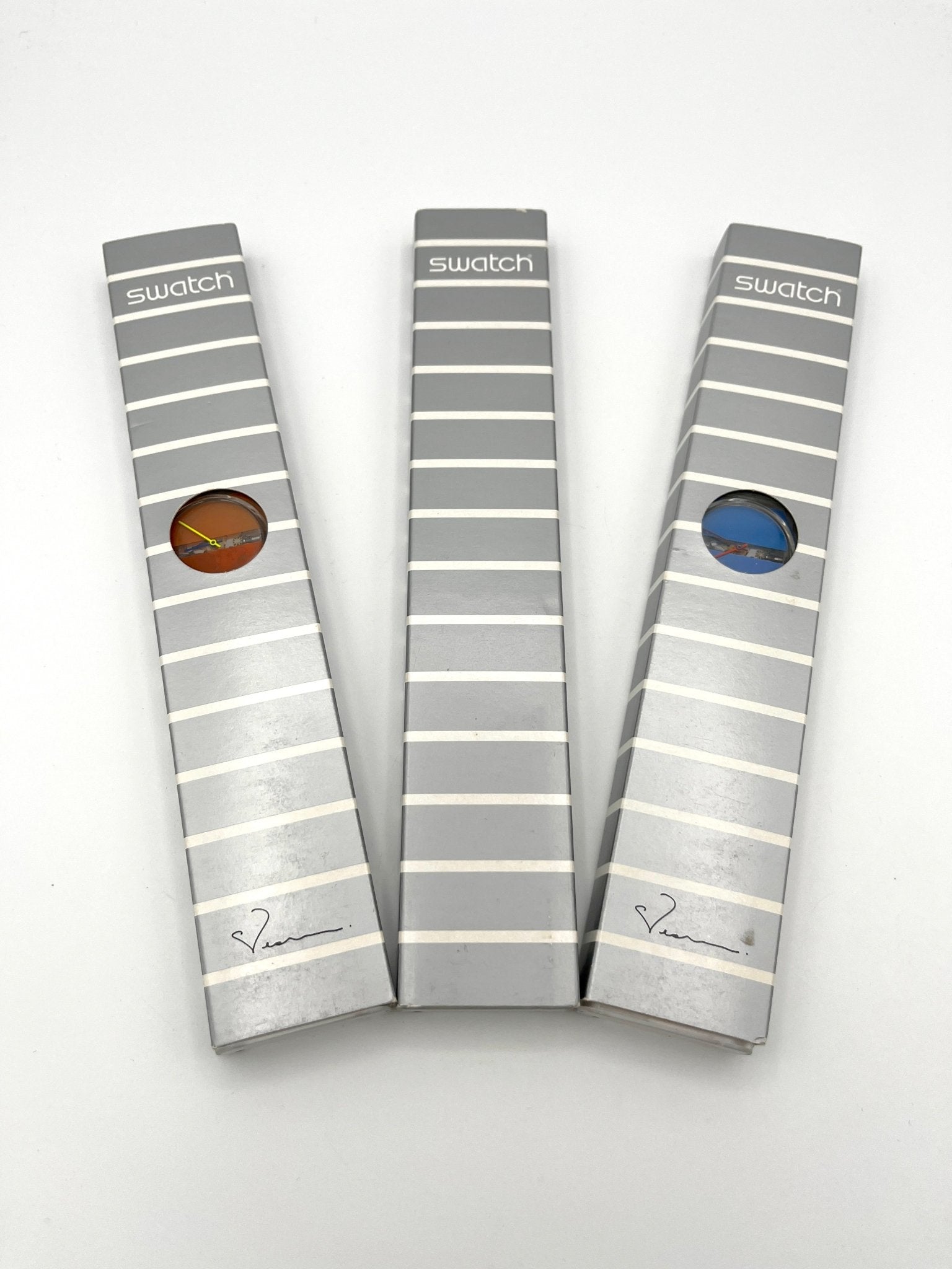 Swatch Gent Painted Time by Stephen Dean GK376 / GK377 / GK378 (2002)