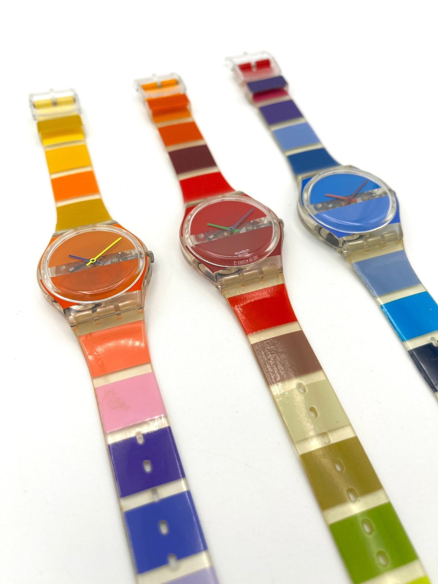 Swatch Gent Painted Time by Stephen Dean GK376 / GK377 / GK378 (2002)