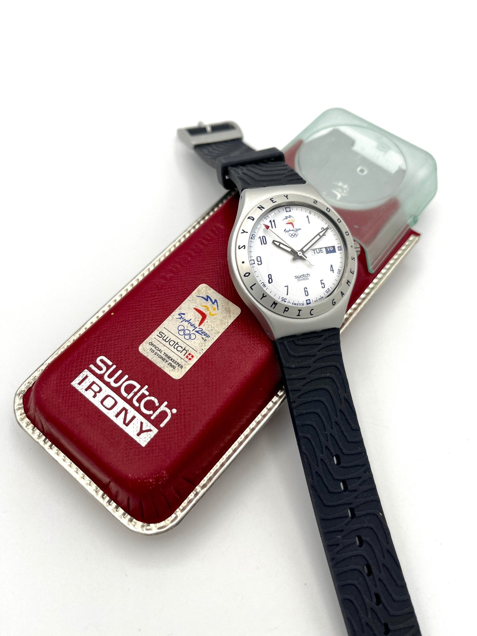 Swatch Irony Big BACKFIRE YGS7004 (1999) - Sydney Olympics - new
