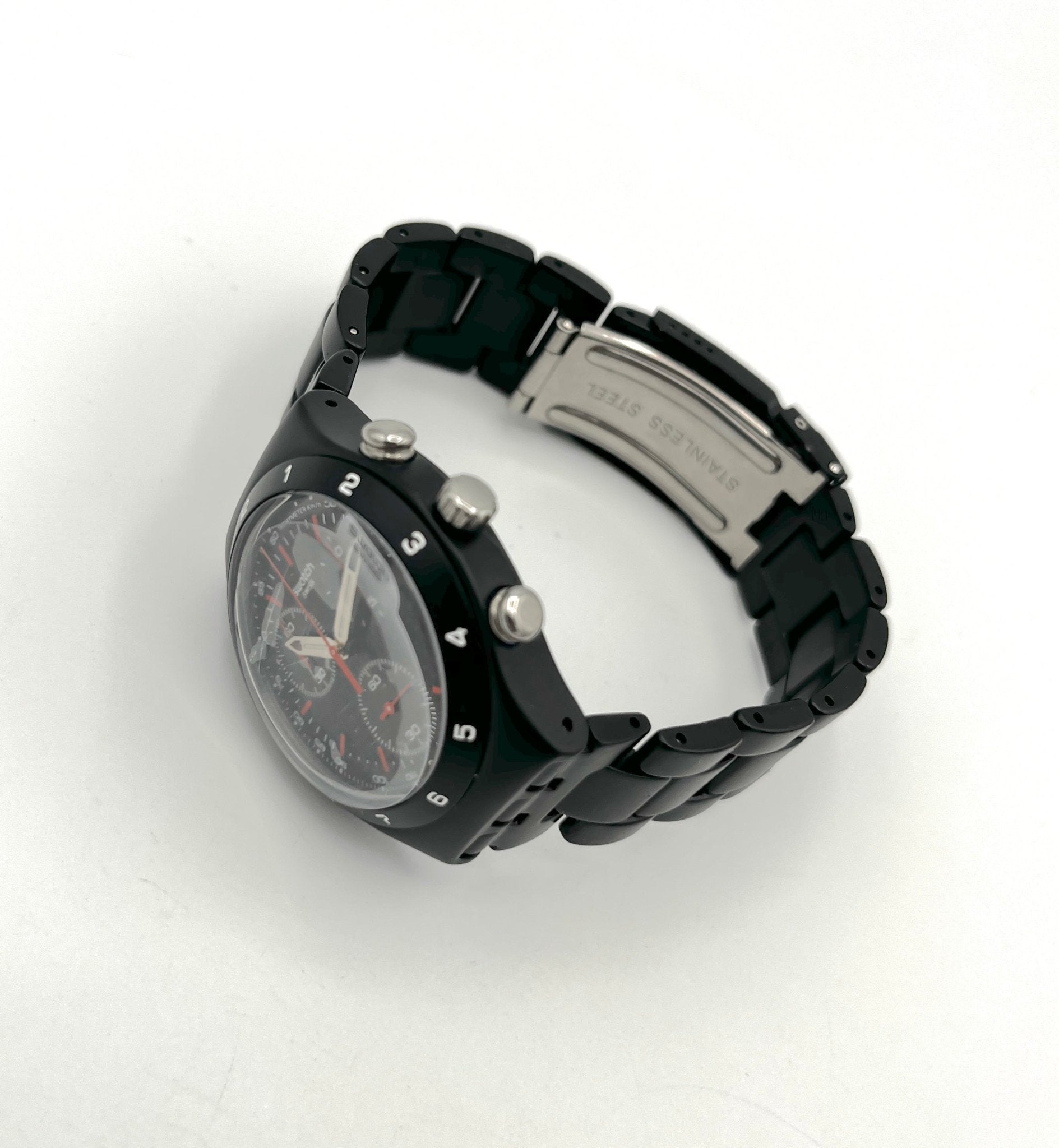 Swatch Irony Chrono BLACK COAT YCB4019AB