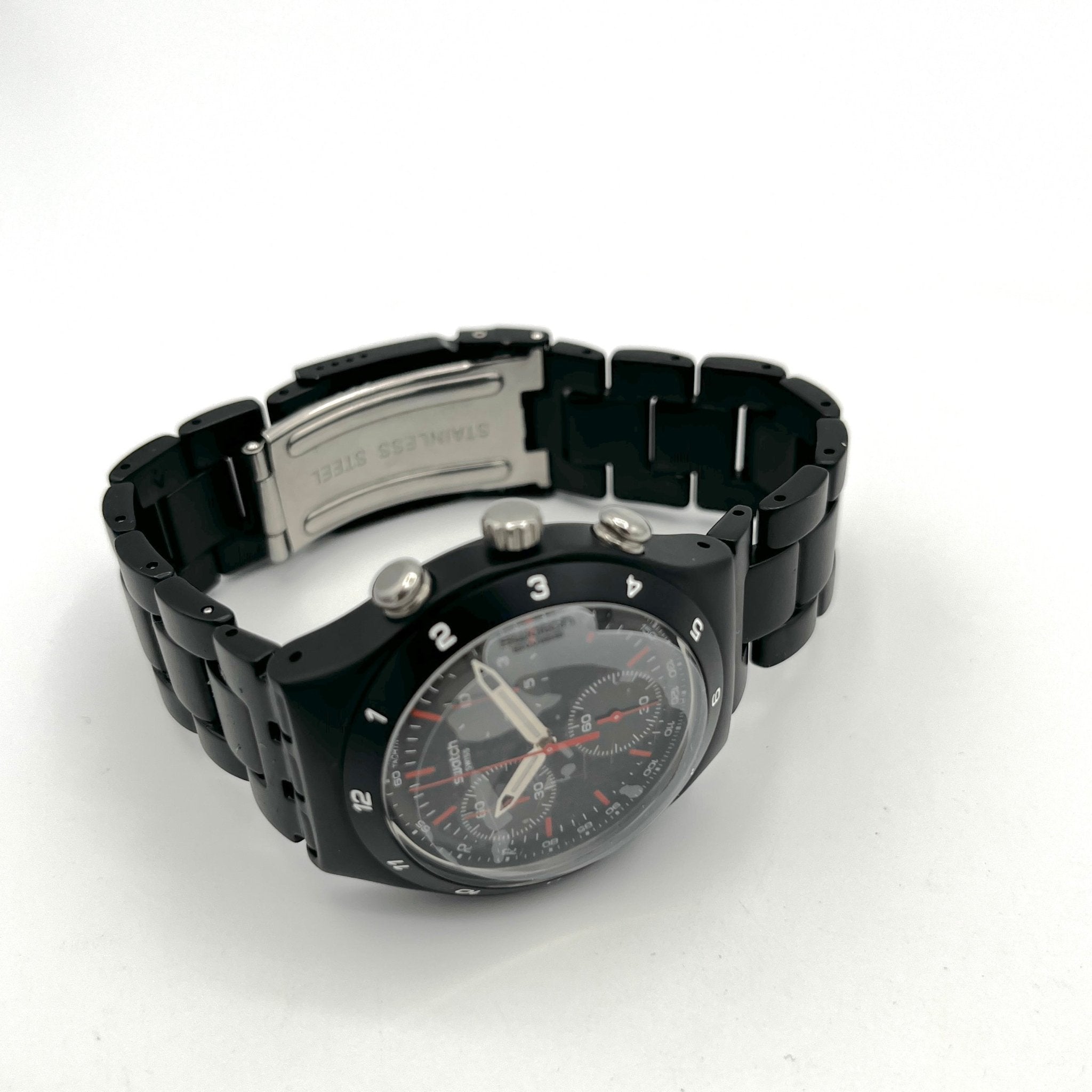 Swatch Irony Chrono BLACK COAT YCB4019AB