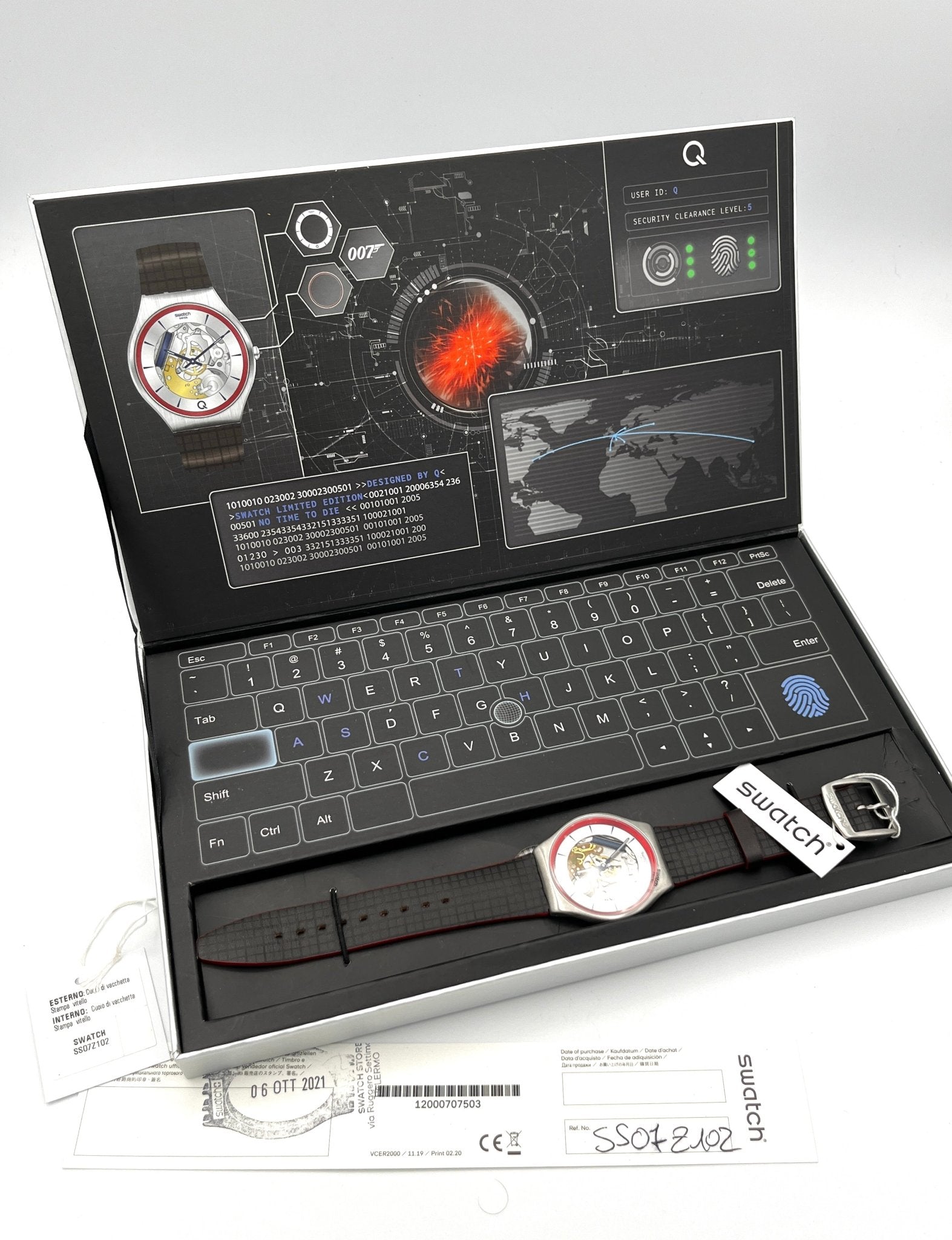 Swatch Irony Skin 007 Special 007 Special 2Q SS07Z102 (2020)