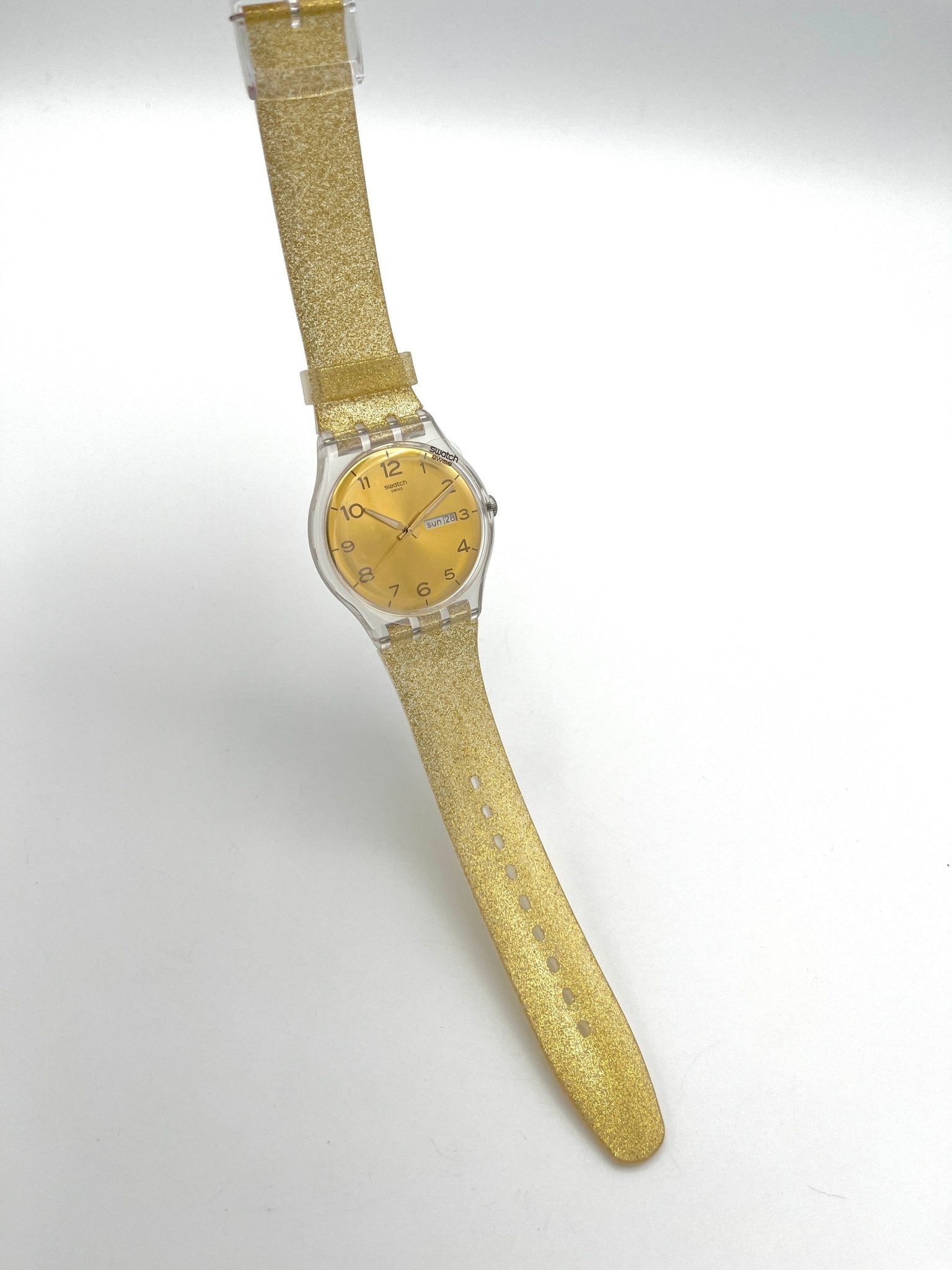 Swatch New Gent GOLDEN SPARKLE SUOK704 - new in box