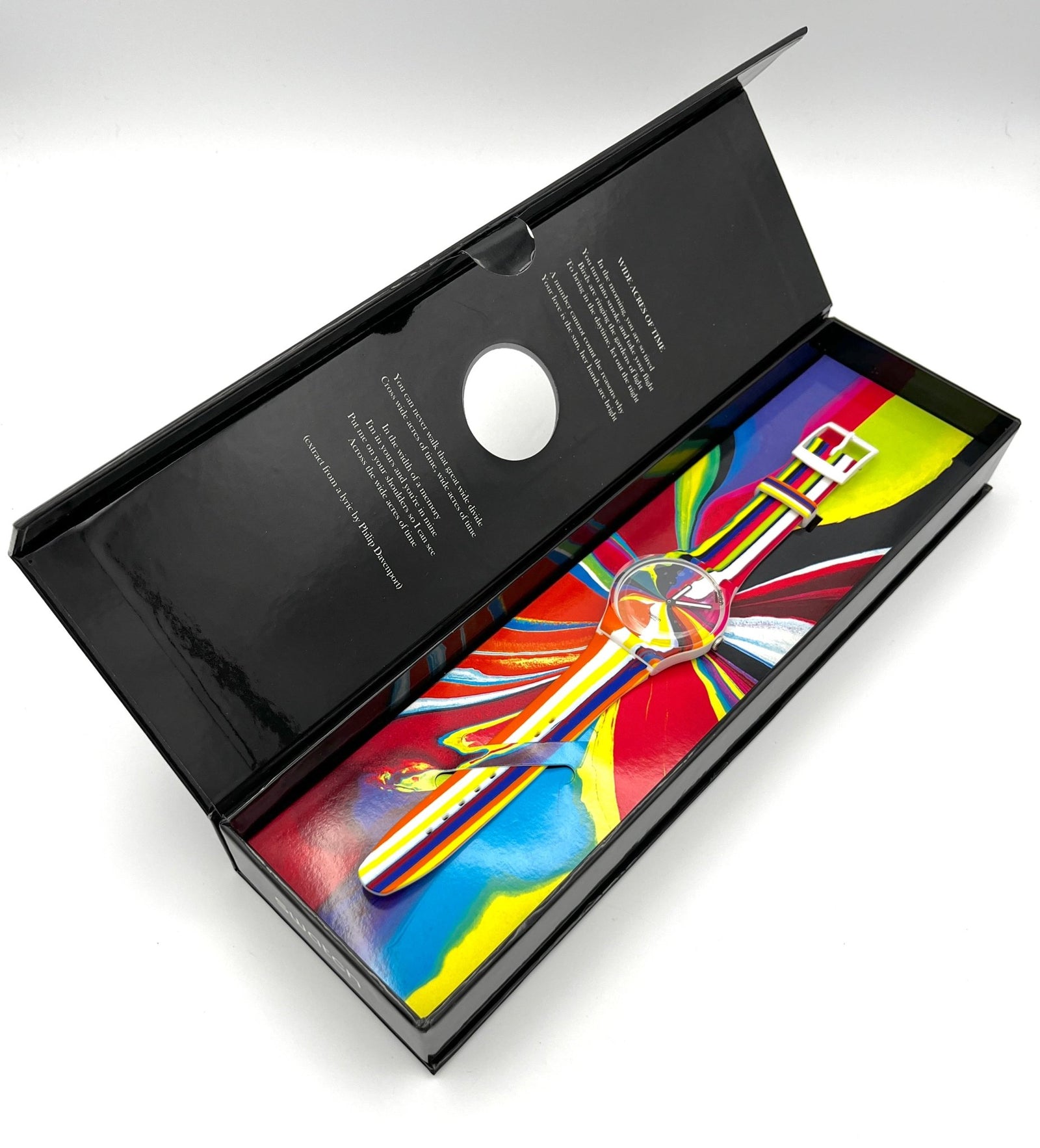 Swatch New Gent WIDE ACRES OF TIME by Ian Davenport SUOZ269S (2017)