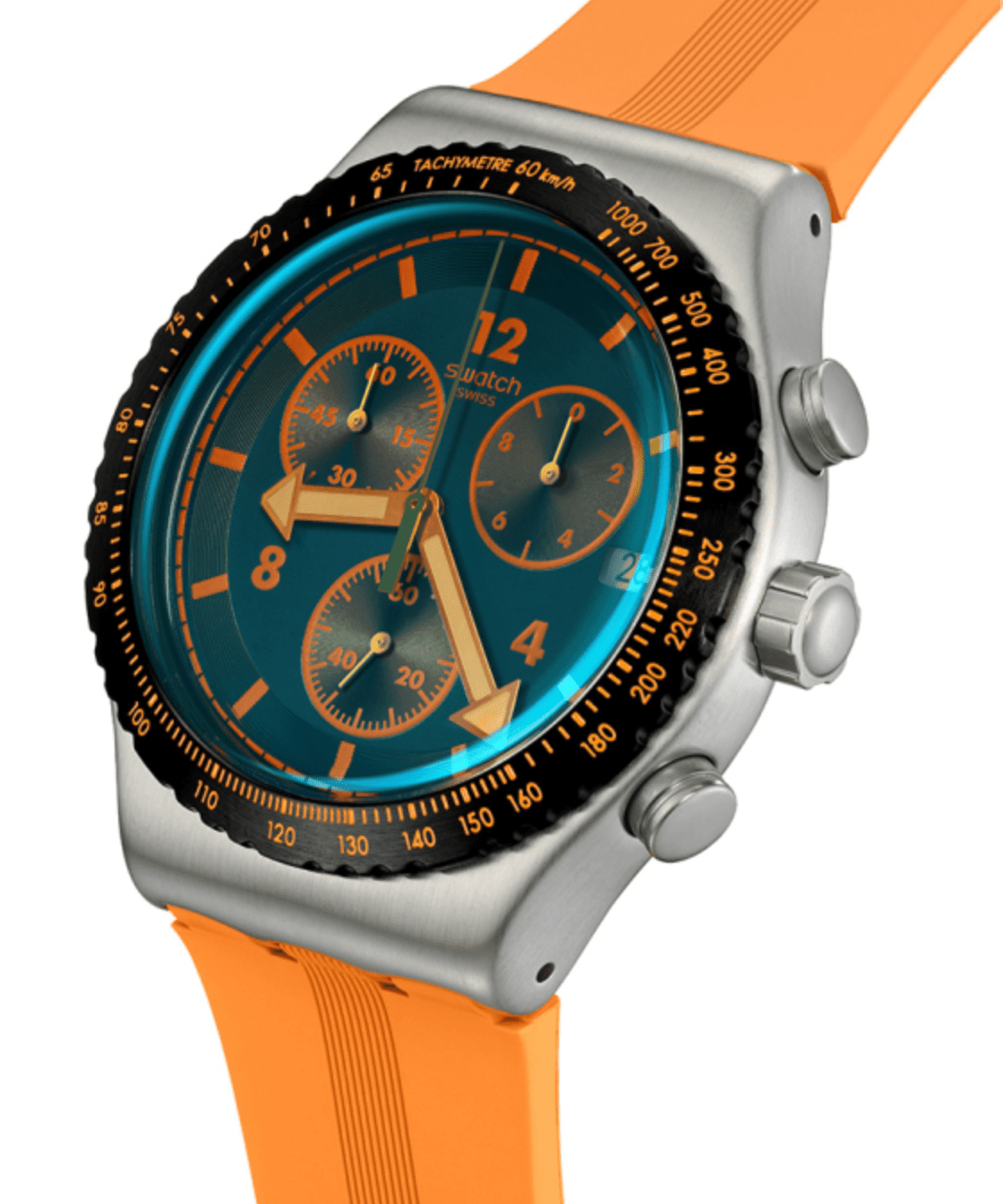 Swatch New Irony Chrono TANGERINE TIGER YVS529