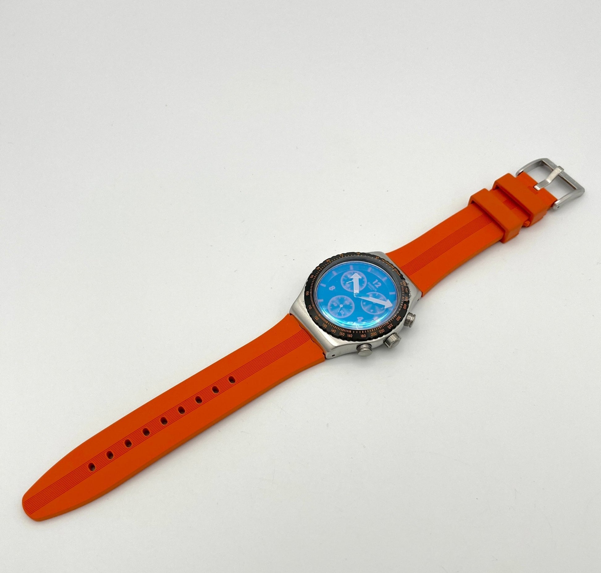 Swatch New Irony Chrono TANGERINE TIGER YVS529
