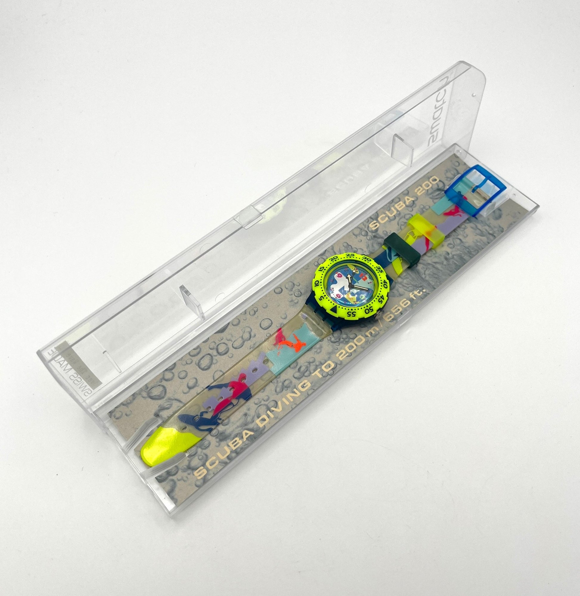 Swatch Scuba 200 OVER THE WAVE SDN105 (1993)